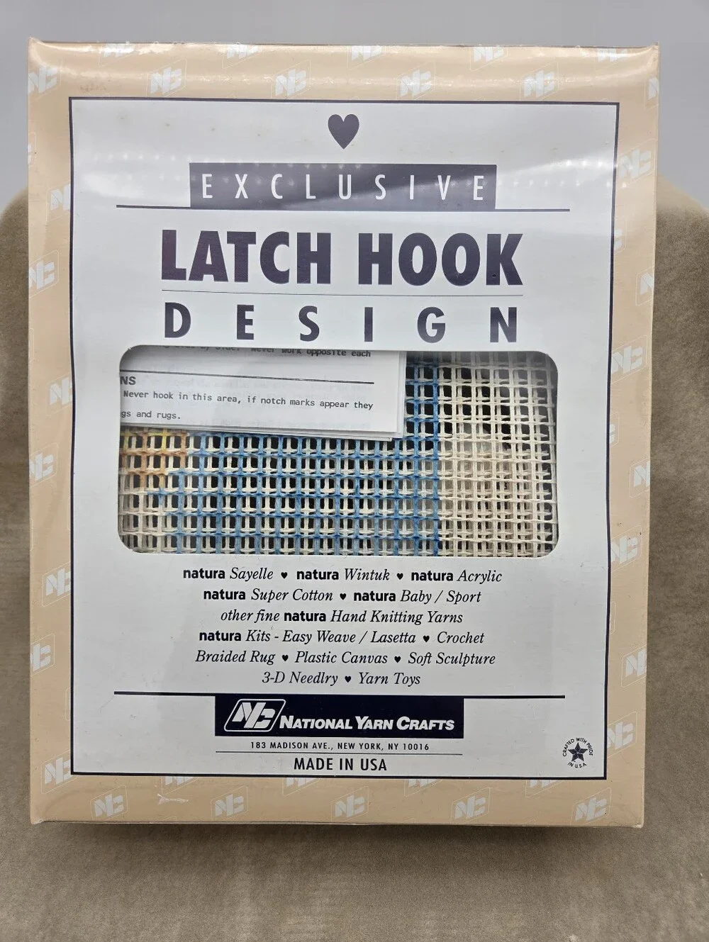 Vintage Carousel Horse Latch hook kit